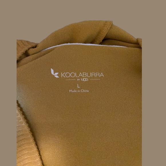 Koolaburra by UGG Cloud Jersey Short Sleeve Cardigan-Chai Tea - Picture 10 of 10